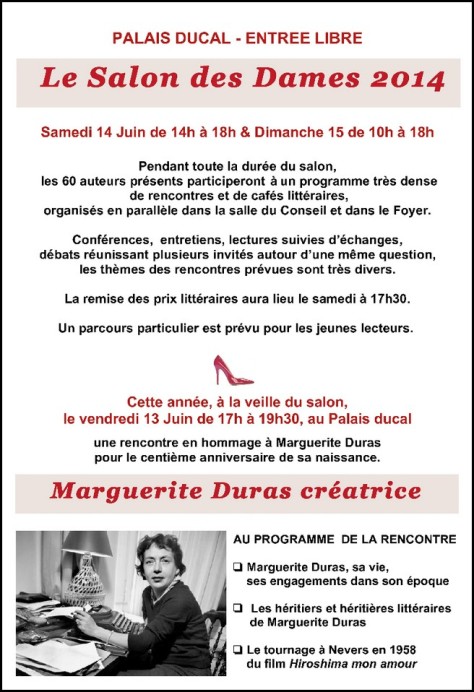 Salon des Dames Verso Flyer